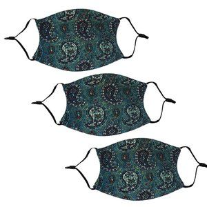 Pack of 3 Adjustable Polyester Graphic Face Mask M